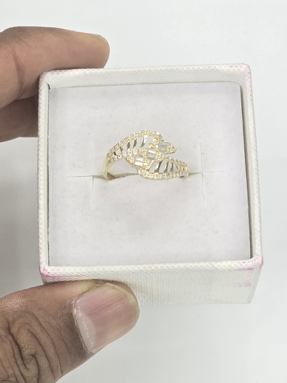 10k Real Gold Fancy Ring For Women